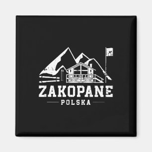 Aimant Zakopane Polska Sports d'hiver Ski Snowboard