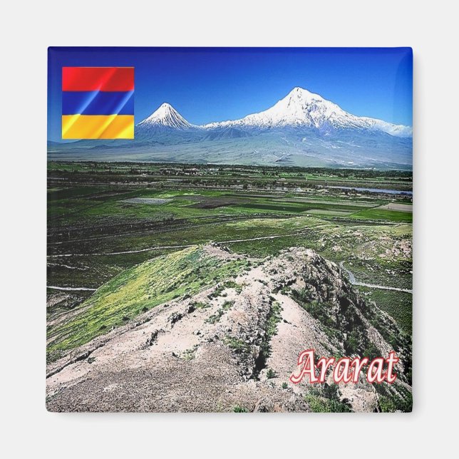 Aimant zAM008 MONT ARARAT, Arménie, Asie, Fridge (Devant)