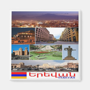 Aimant zAM011 I Love YEREVAN, Arménie, Asie, Fridge Magne