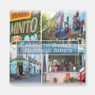 Aimant zAR004 BUENOS AIRES, Mosaïque, Réfrigérateur