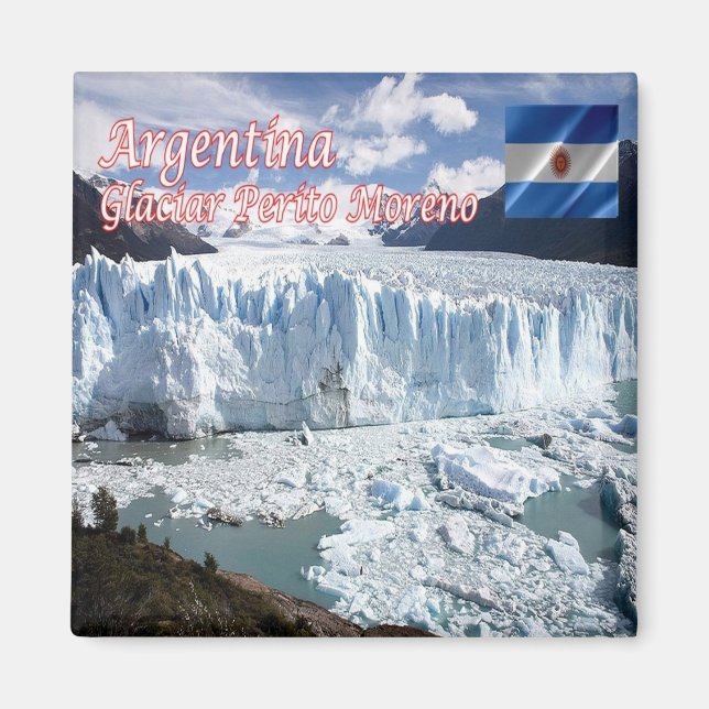 Aimant zAR015 PERITO MORENO GLACIER, Santa Cruz, Fridge (Devant)