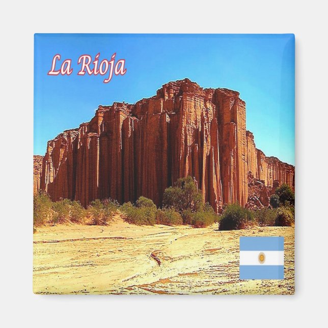 Aimant zAR031 LA RIOJA, Talampaya N.P. Argentina, Fridge (Devant)