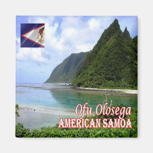 Aimant zAS008 OFU OLOSEGA, American Samoa, Fridge