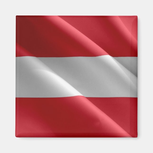 Aimant zAT002 DRAPEAU D'ÉCLAT autrichien Autriche, (Devant)