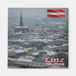 Aimant zAT016 LINZ Autriche, réfrigérateur
