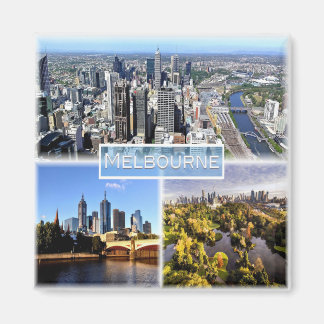 Aimant zAU006 MELBOURNE, Australie, Océanie, Frigo