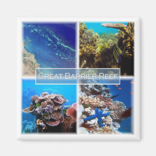Aimant zAU011 THE GREAT BARRIER REEF, Australie, Fridge