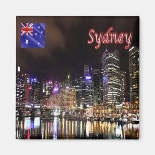 Aimant zAU020 SYDNEY, Darling Harbour, Australie, Fridge