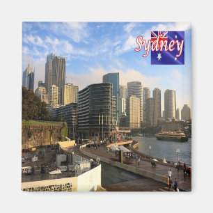 Aimant zAU023 SYDNEY, Australie, Océanie, Fridge