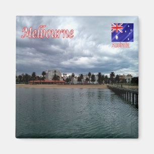 Aimant zAU070 MELBOURNE, Australie, Oceania Fridge