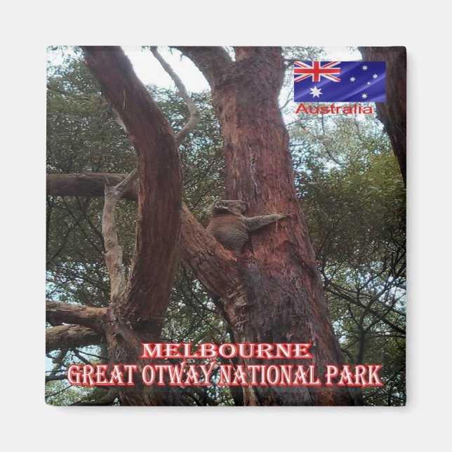 Aimant zAU075 MELBOURNE, Great Otway N.P. Fridge (Devant)