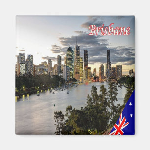 Aimant zAU105 BRISBANE, Australie, Océanie, Frigo