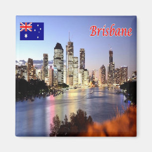 Aimant zAU107 BRISBANE, Australie, Océanie, Frigo