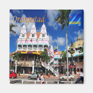 Aimant zAW004 ORANJESTAD, Royal Plaza, Aruba, Frigo
