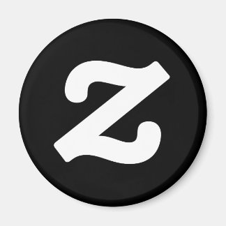 Aimant Zazzle Cercle Z