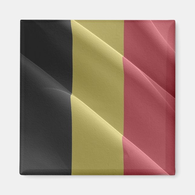 Aimant zBE002 BELGE agitant DRAPEAU Belgique - Réfrigérat (Devant)