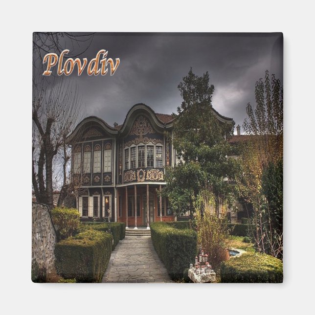 Aimant zBG012 PLOVDIV Bulgarie, réfrigérateur (Devant)