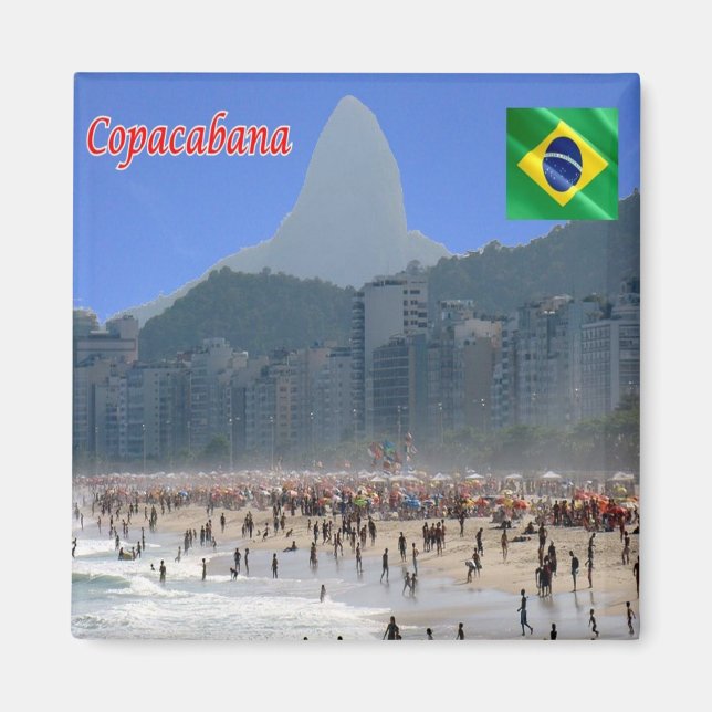 Aimant zBR040 COPACABANA, Rio de Janeiro, Brésil, Fridge (Devant)