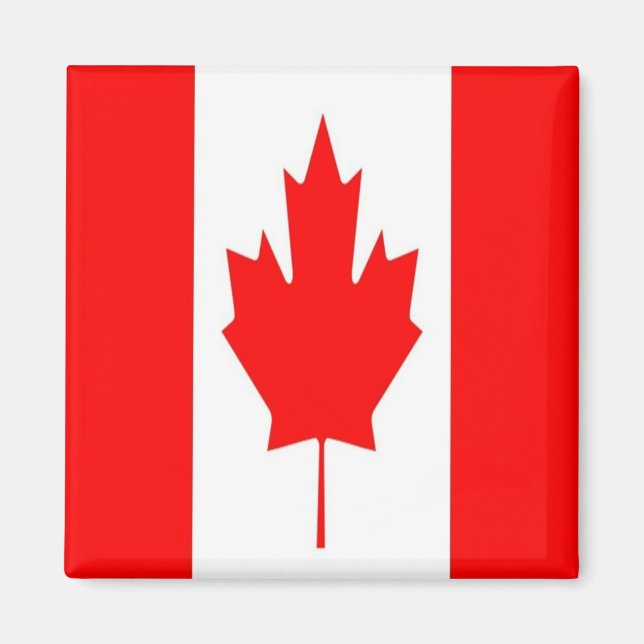 Aimant zCA001 CANADA, Drapeau, Amérique, Réfrigérateur (Devant)