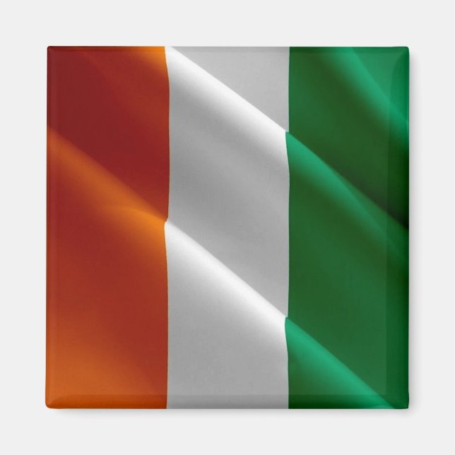 Aimant zCI002 DRAPEAU D'ÉPAISSEMENT CÔTIER D'IVOIRE, Afri (Devant)