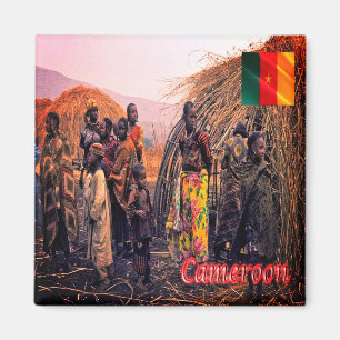 Aimant zCM012 CAMEROUN, Afrique, réfrigérateur