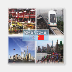 Aimant zCN006 SHANGAI, Yu Garden, Asie, Réfrigérateur