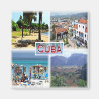 zCU002 CUBA, Mosaïque, Amérique, Réfrigérateur