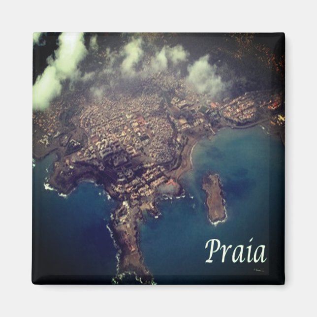 Aimant zCV015 PRAIA, Cap-Vert, Afrique, Réfrigérateur (Devant)