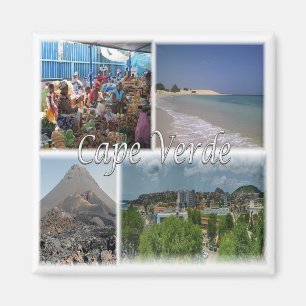 Aimant zCV025 CAPE VERDE, Mosaïque, Afrique, Réfrigérateu