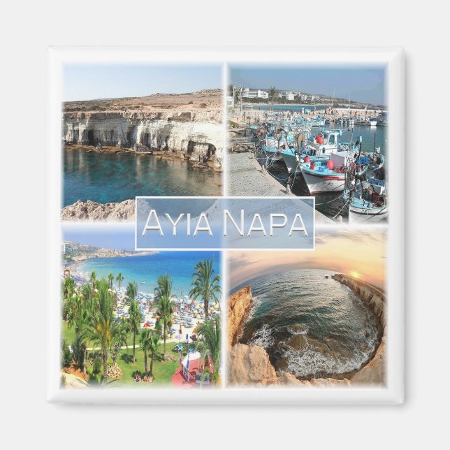 Aimant zCY004 AYIA NAPA Chypre - Frigo (Devant)