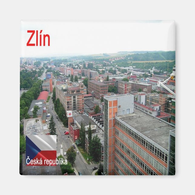 Aimant zCZ008 ZLÍN République tchèque, Fridge (Devant)