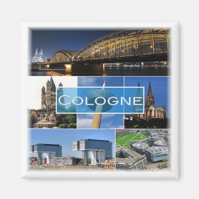 Aimant zDE016 COLOGNE KÖLN Germany - Fridge (Devant)
