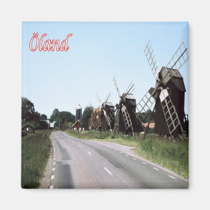 Aimant zDE028 ÖLAND MILLS Îles frisonnes Allemagne Fridge