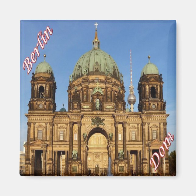 Aimant zDE067 BERLIN Berliner Dom, Allemagne, Fridge (Devant)