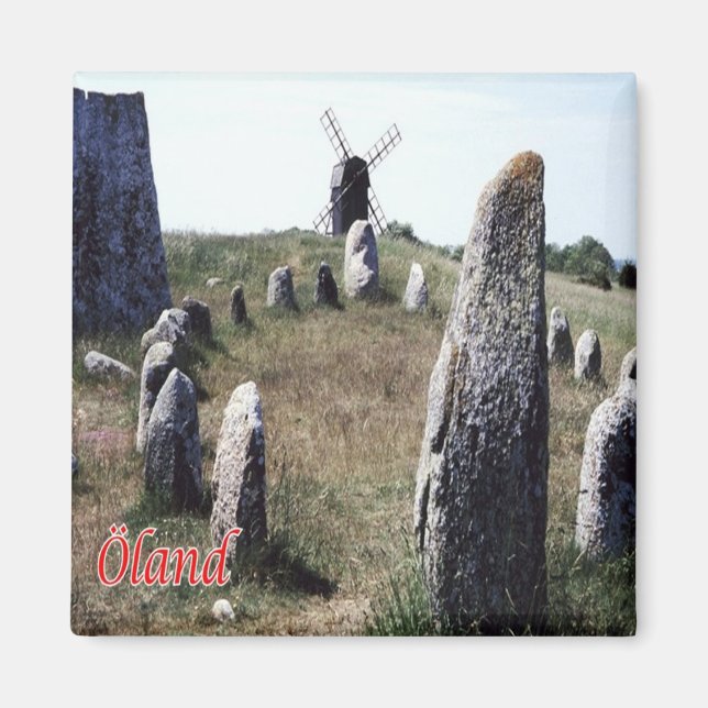 Aimant zDE082 ÖLAND MILL îles frisonnes Allemagne, Fridge (Devant)