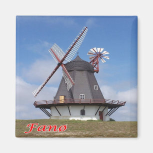 Aimant zDK008 FANO LIGHTHOUSE Frisian Islands, Fridge