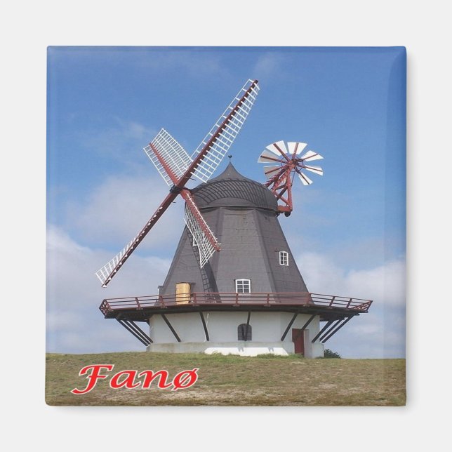 Aimant zDK008 FANO LIGHTHOUSE Frisian Islands, Fridge (Devant)