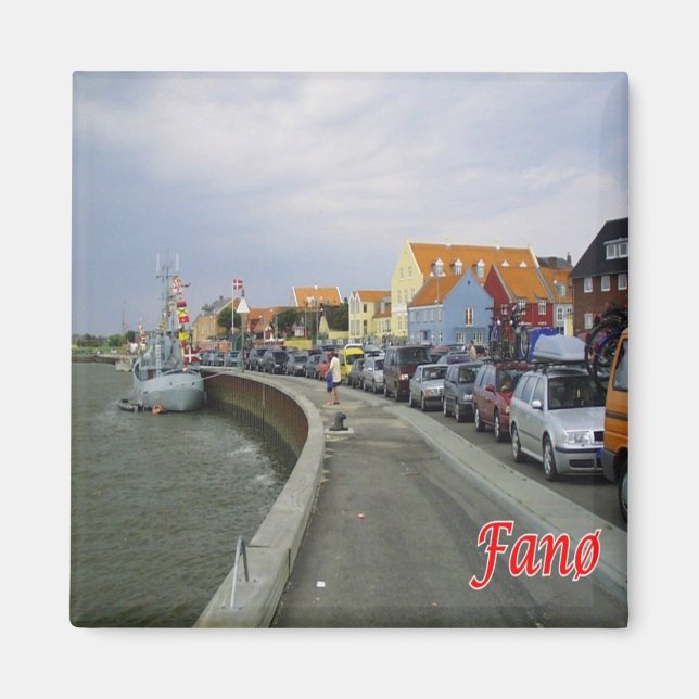 Aimant zDK011 FANO front de mer Îles frisonnes - Danemark (Devant)