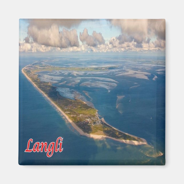 Aimant zDK012 LANGLI Frisian Islands Danemark - Fridge (Devant)