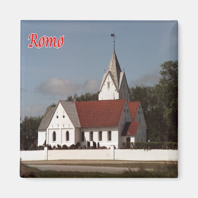 Aimant zDK015 ROMO SAINT CLEMEN KIRKE Iles frisonnes, (Devant)