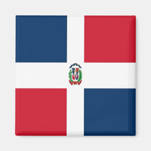 Aimant zDO001 RÉPUBLIQUE DOMINICAINE, Drapeau, Amérique, 