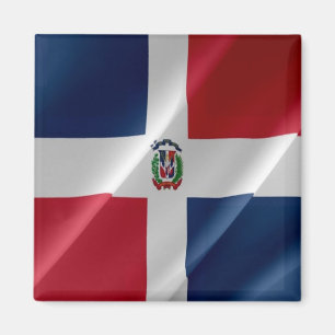 Aimant zDO002 RÉPUBLIQUE DOMINICAINE, Drapeau, Réfrigérat