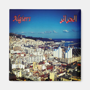 Aimant zDZ003 ALGERI, Algérie, Afrique, Réfrigérateur