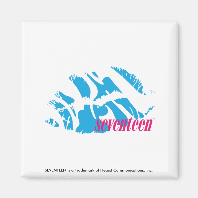 Aimant Zebra Aqua (Devant)