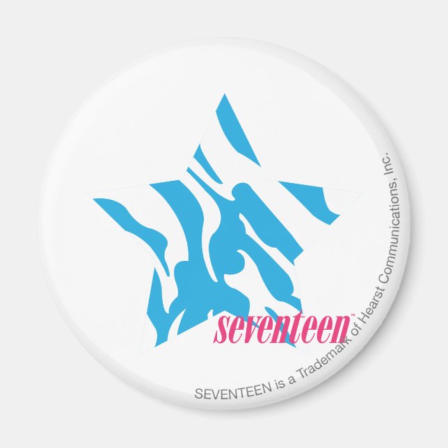 Aimant Zebra Aqua 3 (Devant)