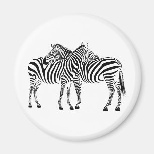 Aimant Zebra Love