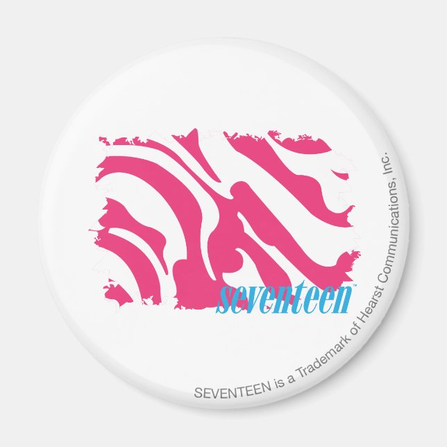 Aimant Zebra Magenta 3 (Devant)