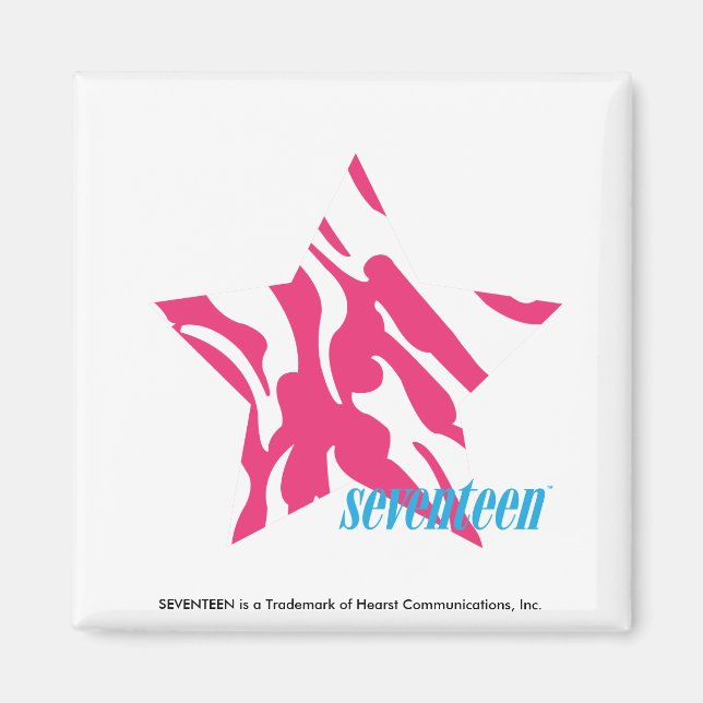 Aimant Zebra Magenta 4 (Devant)