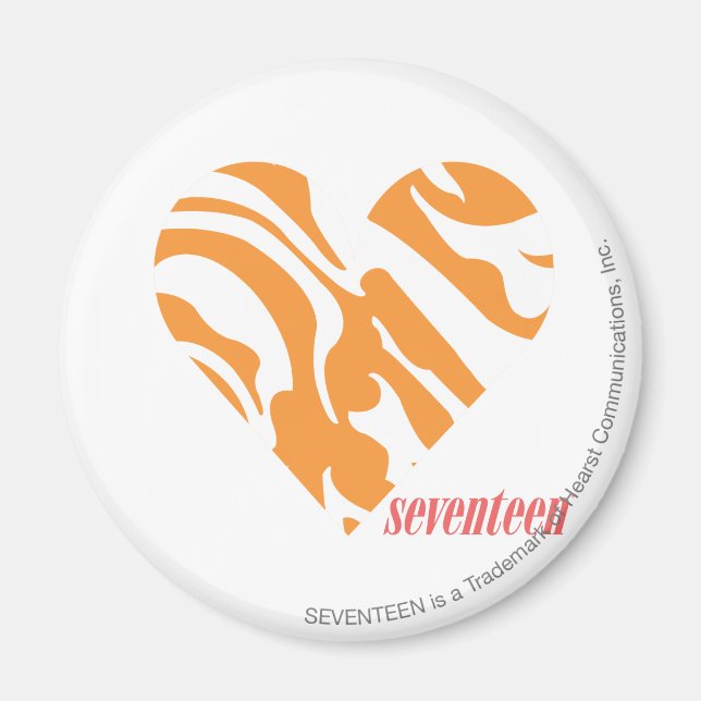 Aimant Zebra Orange 2 (Devant)