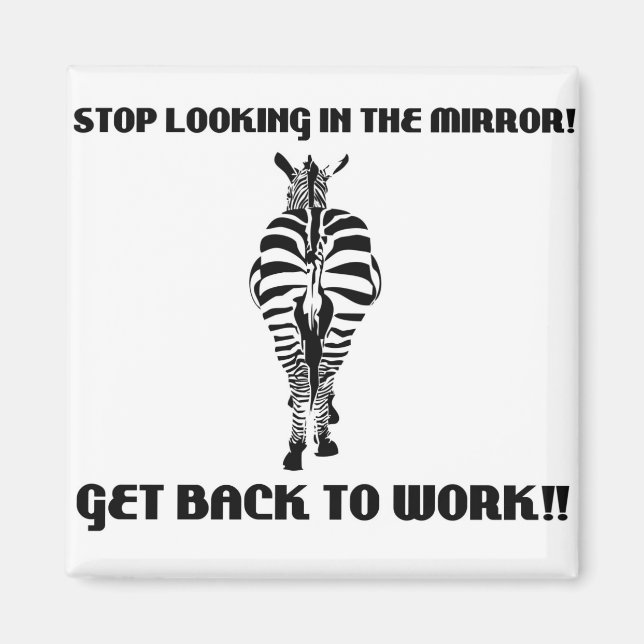 Aimant zèbre (Devant)